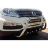 Кенгурятник WT004 (нерж) для SsangYong Rexton I 2001-2017