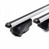 Перемычки на обычные рейлинги под ключ Bold Bar Lite V1 (2 шт) Черные для SsangYong Rexton I 2001-2017 гг.