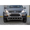 Кенгурятник WT003 (нерж) для SsangYong Rexton I 2001-2017