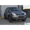 Кенгурятник WT003 (нерж) для SsangYong Rexton I 2001-2017