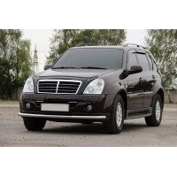 Передній захист ST008 (нерж) для SsangYong Rexton I 2001-2017