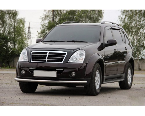 Передній захист ST008 (нерж) для SsangYong Rexton I 2001-2017