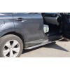 Боковые пороги Premium (2 шт., нерж.) Ø60 для Subaru Forester 2013-2018