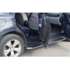 Боковые пороги Premium (2 шт., нерж.) Ø60 для Subaru Forester 2013-2018