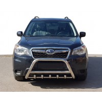 Кенгурятник WT003 (нерж) для Subaru Forester 2013-2018