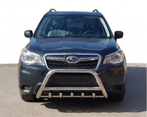 Кенгурятник WT003 (нерж) для Subaru Forester 2013-2018