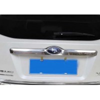 Накладка над номером Libao (нерж) для Subaru XV 2011-2017