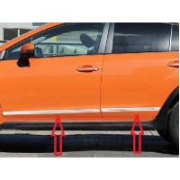 Дверные молдинги (4 шт, пласт) для Subaru XV 2011-2017