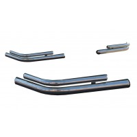 Задние двойные уголки AK003-double (2 шт, нерж) для Suzuki Grand Vitara 2005-2014