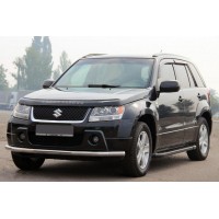 Передний ус ST008 (нерж) для Suzuki Grand Vitara 2005-2014
