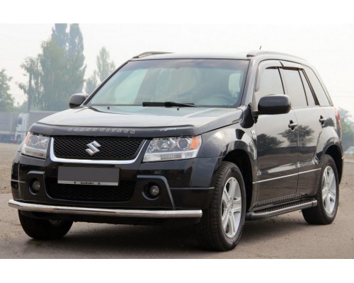 Передний ус ST008 (нерж) для Suzuki Grand Vitara 2005-2014