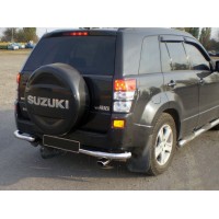Задняя защита AK003 (нерж) для Suzuki Grand Vitara 2005-2014 