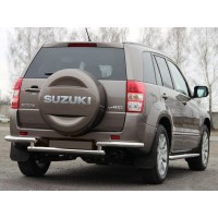 Задняя защита AK003-2 (нерж) для Suzuki Grand Vitara 2005-2014