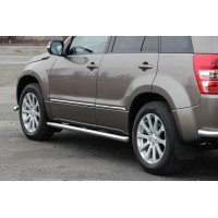 Боковые трубы BB001 (2 шт, нерж) 60 мм для Suzuki Grand Vitara 2005-2014