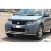 Передний двойной ус ST014 (нерж) для Suzuki Grand Vitara 2005-2014