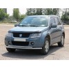 Передний двойной ус ST014 (нерж) для Suzuki Grand Vitara 2005-2014