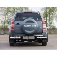Задняя защита AK005-3 (нерж) для Suzuki Grand Vitara 2005-2014