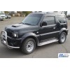 Кенгурятник з вусами QT007 (нерж) для Suzuki Jimny 1998-2018