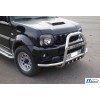 Кенгурятник з вусами QT007 (нерж) для Suzuki Jimny 1998-2018