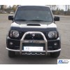 Кенгурятник з вусами QT007 (нерж) для Suzuki Jimny 1998-2018