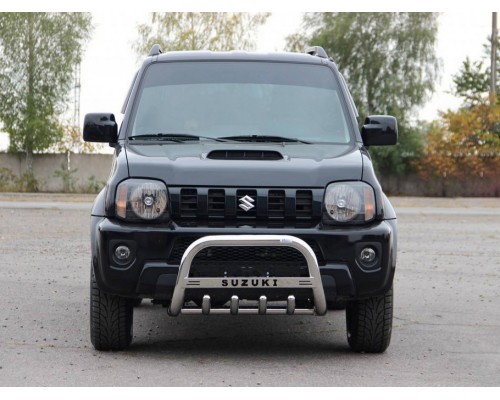 Suzuki Jimny 1998-2018 Кенгурятник QT006 (нерж) - 53377-11