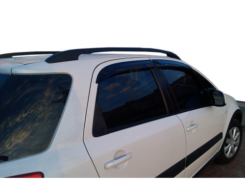 Ветровики (4 шт, HIC) для Suzuki SX4 S-Cross 2013-2016 - 75840-11