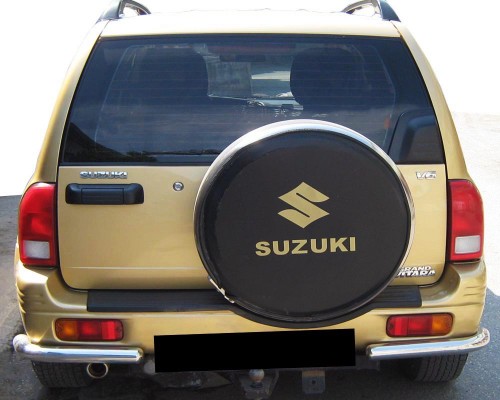 Задній захист AK003 (нерж) для Suzuki Vitara 1998-2006