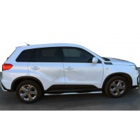 Бічні труби (2 шт., нерж) для Suzuki Vitara 2015+