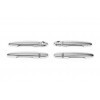 Накладки на ручки (4 шт, нерж) Carmos - турецька сталь для Toyota Auris 2007-2012 - 54422-11