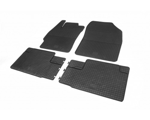 Резиновые коврики (4 шт, Polytep) для Toyota Auris 2012-2015 - 55972-11