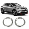 Накладки на противотуманки (2 шт, нерж) для Toyota C-HR - 64202-11