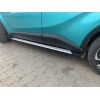 Toyota C-HR Боковые подножки Оригинал V1 (2 шт, алюм.) - 55395-11