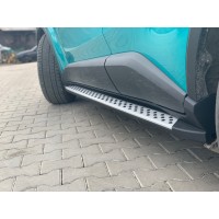 Toyota C-HR Бічні підніжки Оригінал V1 (2 шт, алюм.)