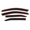 Ветровики с хромом Niken Luxury (4 шт) для Toyota Camry 2006-2011 гг