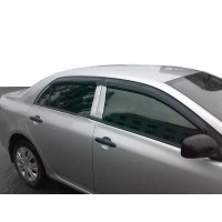 Вітровики (4 шт, HIC) для Toyota Corolla 2007-2013
