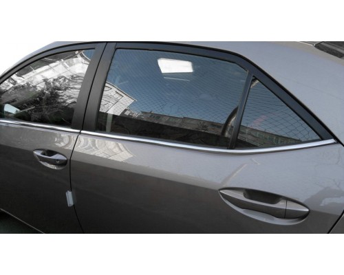 Нижняя окантовка (4 шт, нерж) для Toyota Corolla 2013-2019