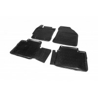Гумові килимки (4 шт, Niken 3D) для Toyota Corolla 2013-2019