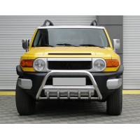 Кенгурятник WT003 (нерж) для Toyota FJ Cruiser