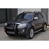 Боковые пороги Tayga Black (2 шт, алюм) для Toyota Fortuner 2006-2015 - 71884-11