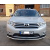 Передній захист ST014 (нерж.) d60/60 для Toyota Highlander 2008-2013