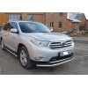 Передній захист ST014 (нерж.) d60/60 для Toyota Highlander 2008-2013