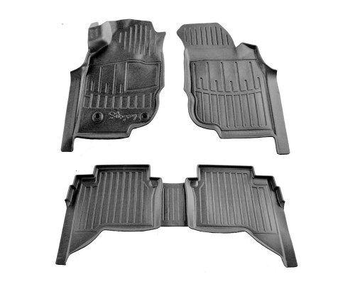 Коврики Stingray 3D (Crew Cab, 5 шт) для Toyota Hilux 2006-2015 гг