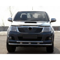 Передній захист ST014 (нерж.) для Toyota Hilux 2006-2015