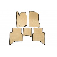 Коврики EVA (Бежевый) для Toyota Hilux 2006-2015 гг