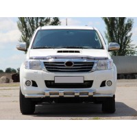 Передній захист ST015 (нерж.) для Toyota Hilux 2006-2015