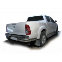 Задні куточки AK003-Double (нерж.) для Toyota Hilux 2006-2015