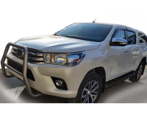 Передній захист QT007 (нерж) для Toyota Hilux 2015+