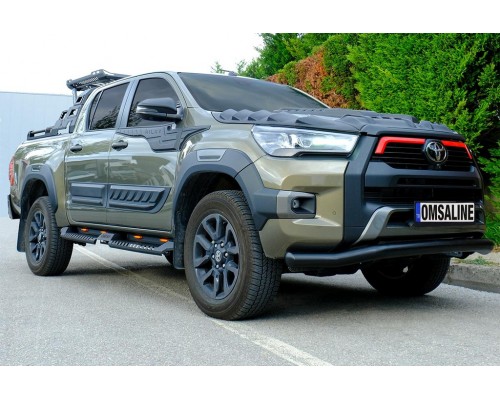 Toyota Hilux 2015+ Передній захист Texas (чорний) - 61591-11