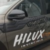 Молдинг на верх двері (4 шт, ABS) для Toyota Hilux 2015+