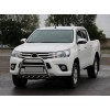 Передній захист QT008 (нерж) для Toyota Hilux 2015+